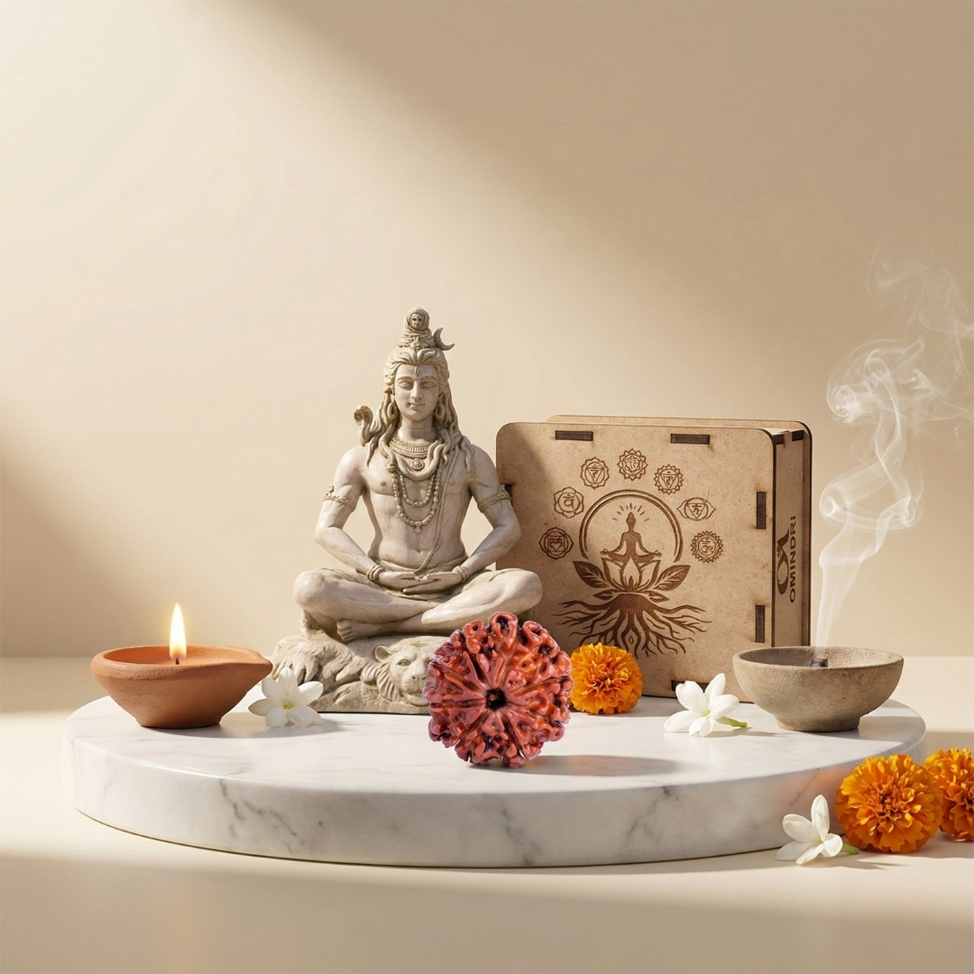 8 Mukhi Certified Rudraksha